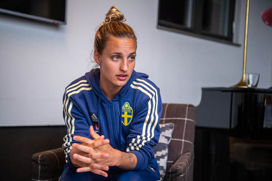 Nathalie Björn of Swedish women national football team