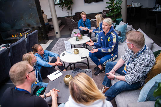 Nilla Fischer of Swedish women national football team