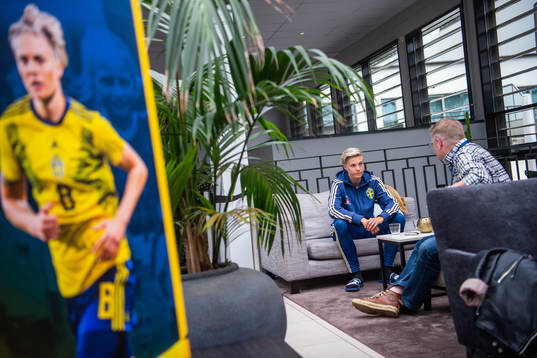 Lina Hurtig of Swedish women national football team