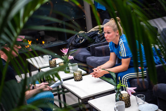 Jonna Andersson of Swedish women national football team