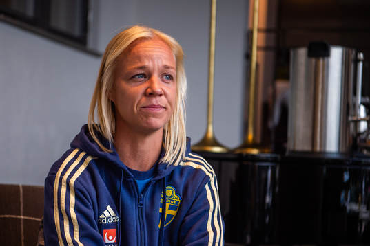Caroline Seger of Swedish women national football team