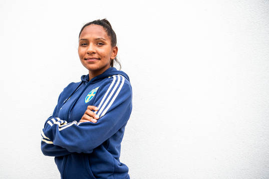 Madelen Janogy of Swedish women national football team