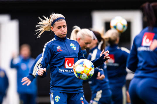 Olivia Schough of Swedish women national football team