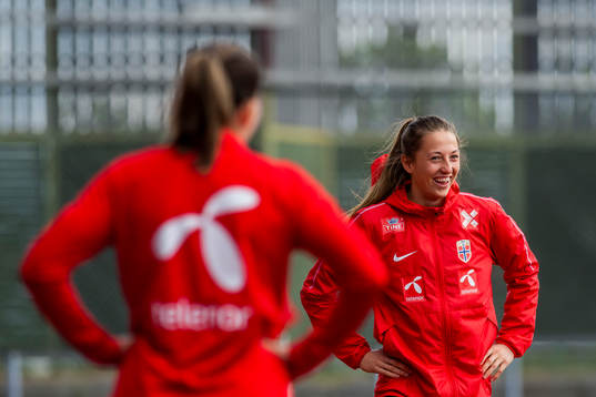 Goalkeeper Cecilie Hauståker Fiskerstrand of Norway