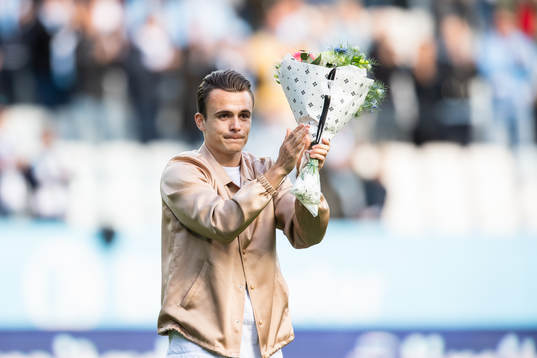 Malmö FFs Andreas Vindheim avtackas