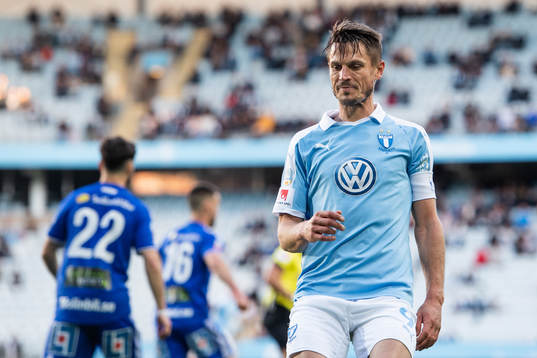 Malmö FFs Markus Rosenberg deppar