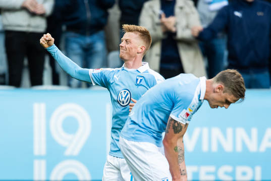 Malmö FFs Anders Christiansen jublar
