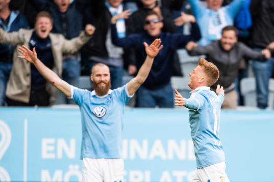 Malmö FFs Anders Christiansen jublar