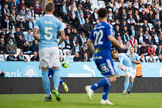 Malmö FFs Anders Christiansen gör 2-1