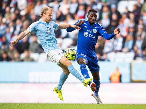 Malmö FFs Oscar Lewicki och Sundsvalls Peter Wilson