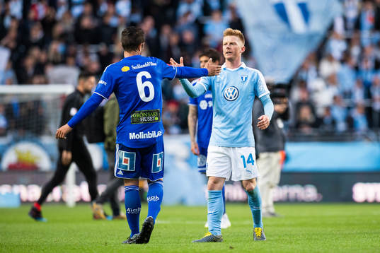 Sundsvalls Juan Jose Ciercoles Sagra och Malmö FFs Anders