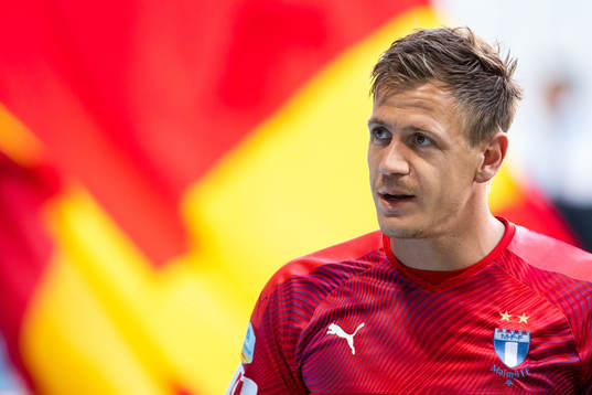 Malmö FFs målvakt Johan Dahlin