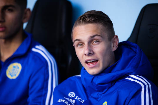 Sundsvalls Albin Palmlöf på bänken