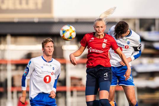 Karina Sævik of Norway and Ole Mork Olsvik of Sprint