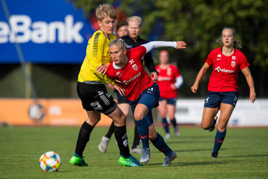 Andreas Olsen of Moss Jr. and Emilie Nautnes of Norway