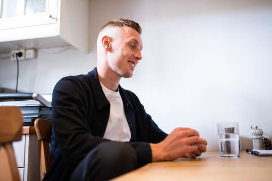 IFK Göteborgs Sebastian Ohlsson i sitt barndomshem
