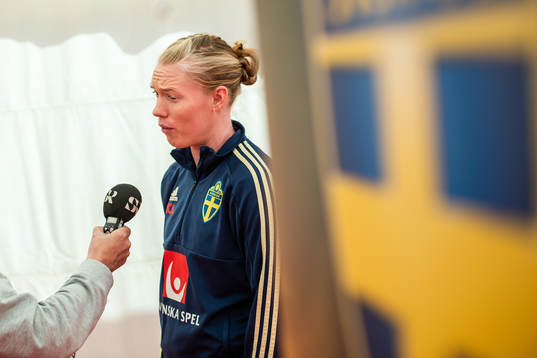 Goalkeeper Hedvig Lindahl of Swedish women national