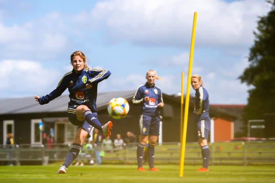Anna Anvegård of Swedish women national football team