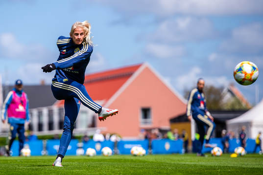 Sofia Jakobsson of Swedish women national football team
