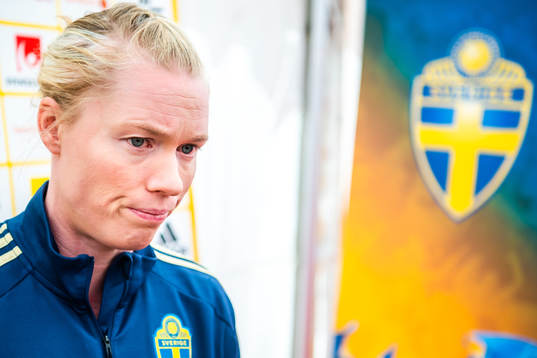 Goalkeeper Hedvig Lindahl of Swedish women national