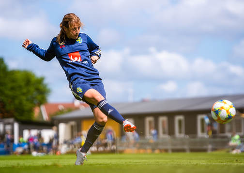 Anna Anvegård of Swedish women national football team