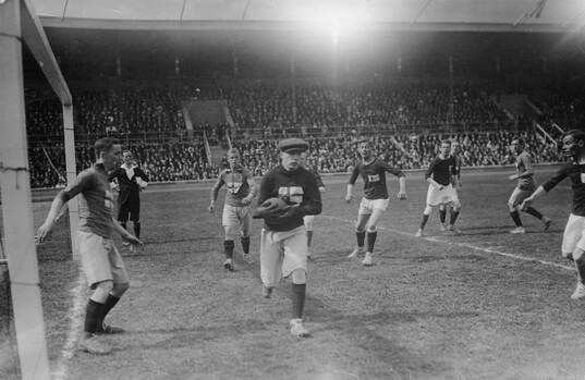 Fotboll, 29/5 1919, Sverige-Finland