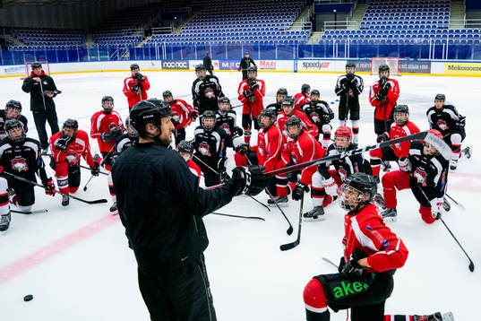 Bläddra bland fler bilder av Ishockey, Malmö Redhawks, J18/20, Träning