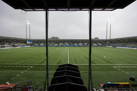 Bravida Arena interiört innan finalen i Svenska Cupen i