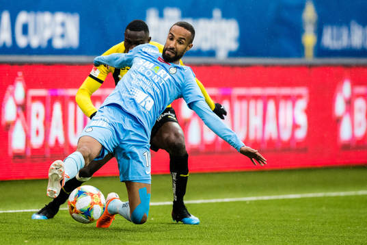 AFC Eskilstunas Ferid Ali och Häckens Godswill Ekpolo