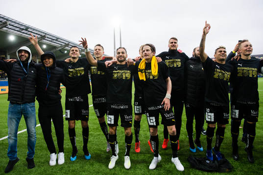 Häcken jublar