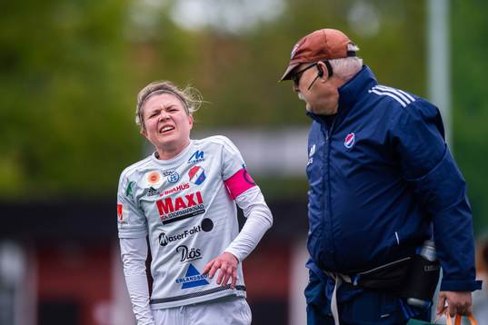 Kvarnsvedens Michaela Hermansson har ont