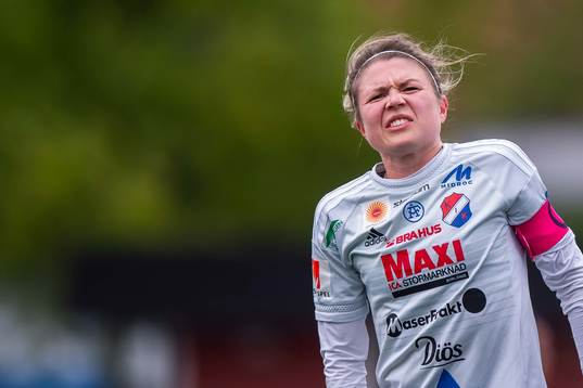 Kvarnsvedens Michaela Hermansson har ont