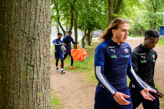 Charlie Weberg och Mohammed Abubakari