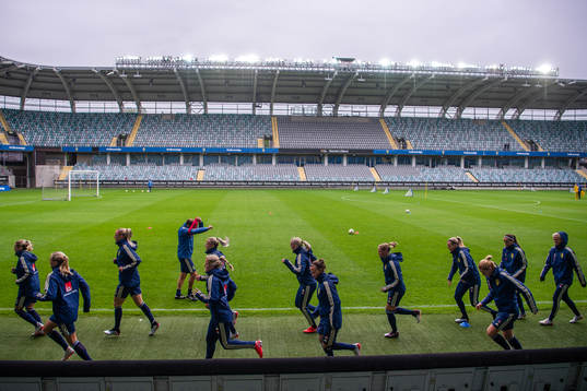 Players of Swedish women national football team
