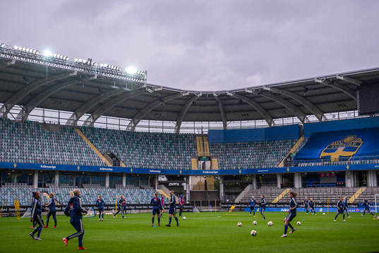 Players of Swedish women national football team