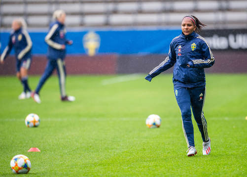 Madelen Janogy of Swedish women national football team