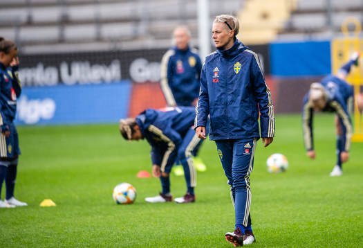 Lina Hurtig of Swedish women national football team