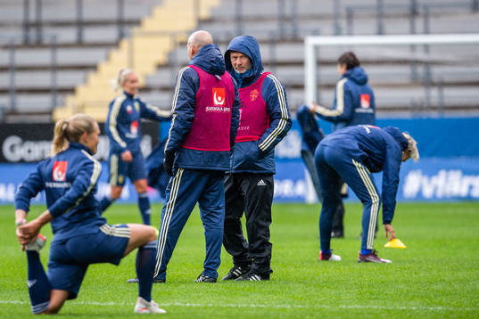 Head coach Peter Gerhardsson of Swedish women national
