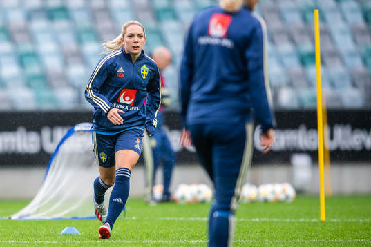 Elin Rubensson of Swedish women national football team