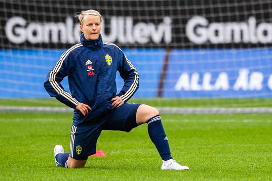 Nilla Fischer of Swedish women national football team