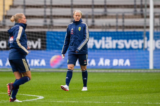 Nilla Fischer of Swedish women national football team