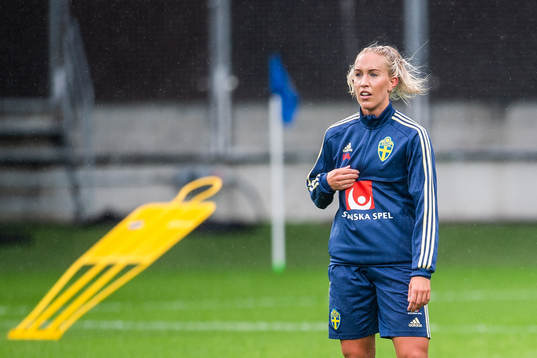 Julia Roddar of Swedish women national football team