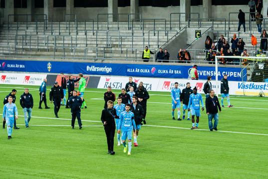 AFC Eskilstunas spelare deppar