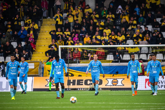 AFC Eskilstunas spelare deppar
