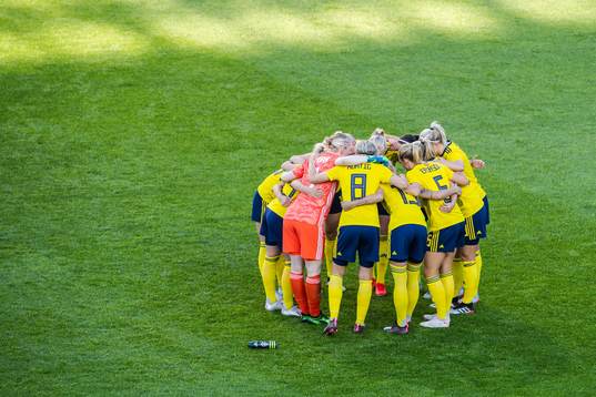 Players of Sweden gathers