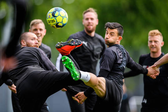 Jo Inge Berget och Behrang Safari