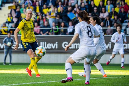 Stina Blackstenius of Sweden