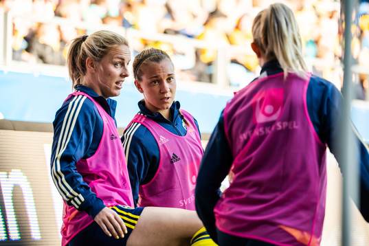 Mimmi Larsson and Julia Zigiotti Olme of Sweden