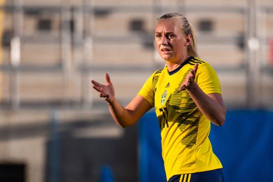 Stina Blackstenius of Sweden