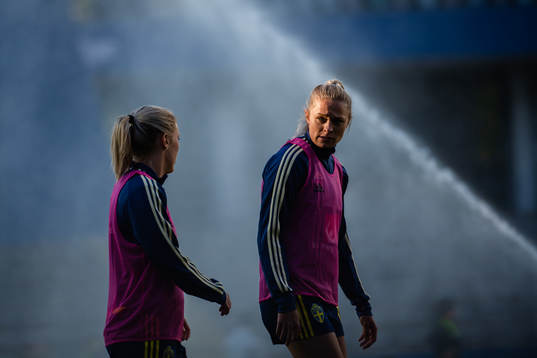 Mimmi Larsson and Fridolina Rolfö of Sweden
